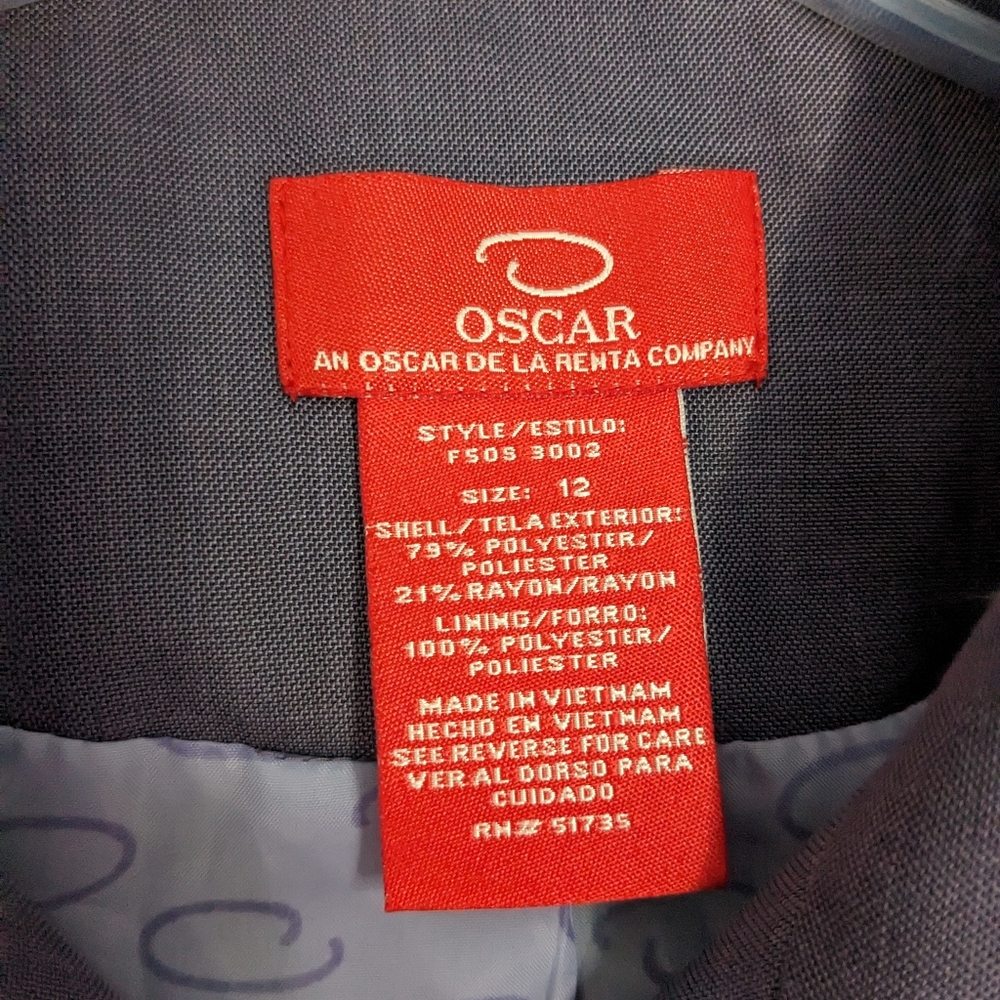 Oscar de la Renta | Blazer | Purple | Size 12 - Picture 2 of 6